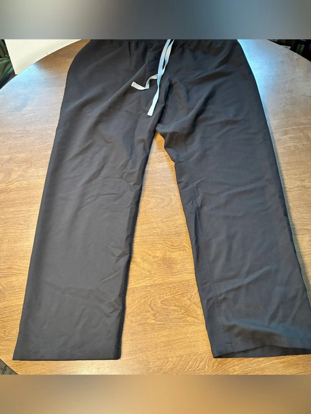 FIGS V-Neck Scrub 2 Pieces Set Black Technical Collection Mens Top 2XL Pants XL